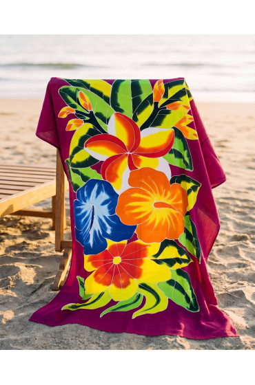 Hand Painted Rayon Sarong Hand Painted Rayon Sarong